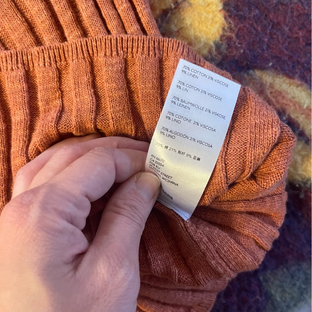 Free people beach skirt. Orange size medium - Picture 3 of 6